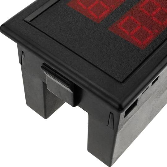Display LCD a 3 cifre con voltmetro 80-300VAC 200-450VDC 45-65Hz per pannello nero