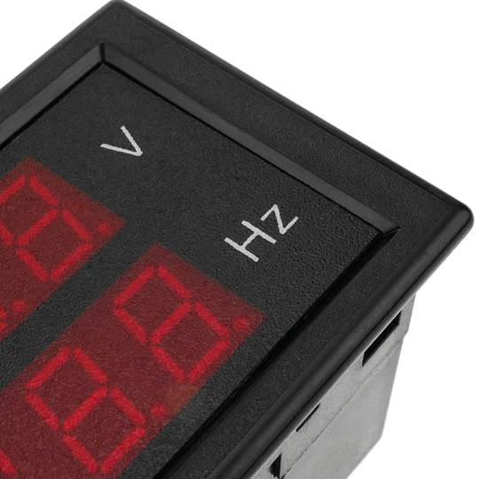 Display LCD a 3 cifre con voltmetro 80-300VAC 200-450VDC 45-65Hz per pannello nero