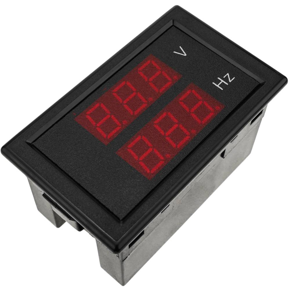 Display LCD a 3 cifre con voltmetro 80-300VAC 200-450VDC 45-65Hz per pannello nero