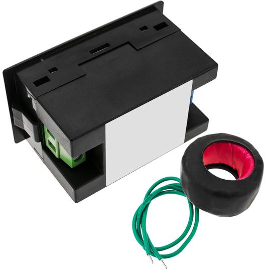 LCD 3 digit display dual with 80-300VAC voltmeter and 100-200A ammeter backlit