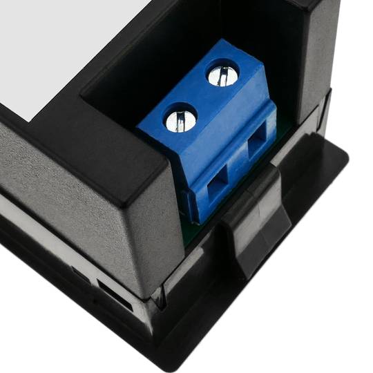 Visor LCD de 3 dígits dual amb voltímetre 80-300VAC i amperímetre 100-200A