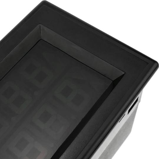 Visor LCD de 3 dígits dual amb voltímetre 80-300VAC i amperímetre 100-200A