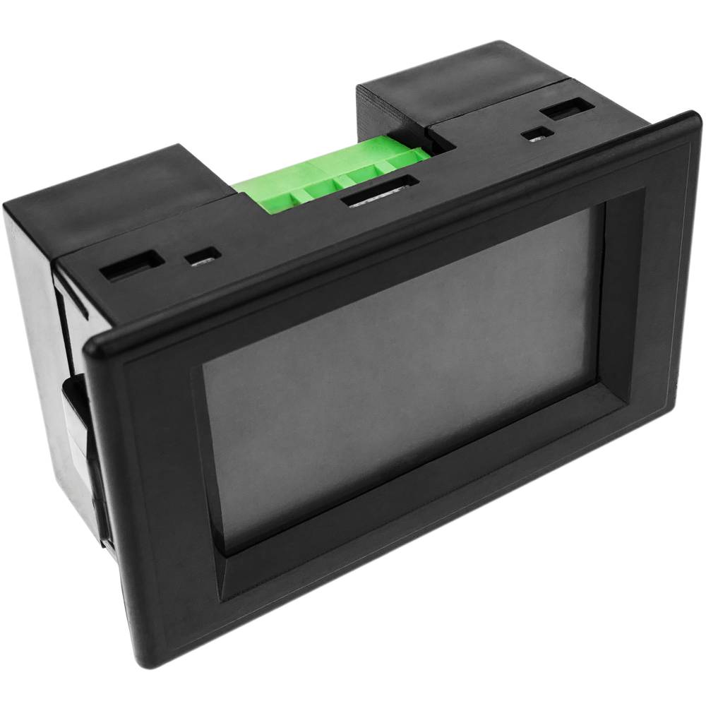 Dubbel 4-cijferig LCD-display met 0-10000V voltmeter en 0-10A ampèremeter