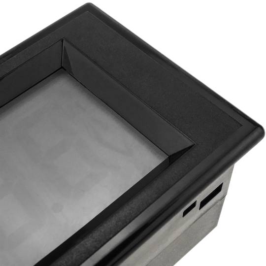 Dubbel 4-cijferig LCD-display met 0-10000V voltmeter en 0-10A ampèremeter