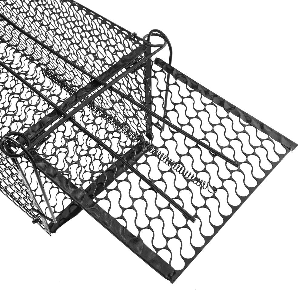 Trampa per rates ratolins rosegadors gàbia metàl·lica 145 x 276 x 145 mm