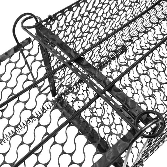 Trampa per rates ratolins rosegadors gàbia metàl·lica 145 x 276 x 145 mm
