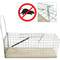 Armadilha para ratos camundongos roedores gaiola de metal 94 x 240 x 90 mm