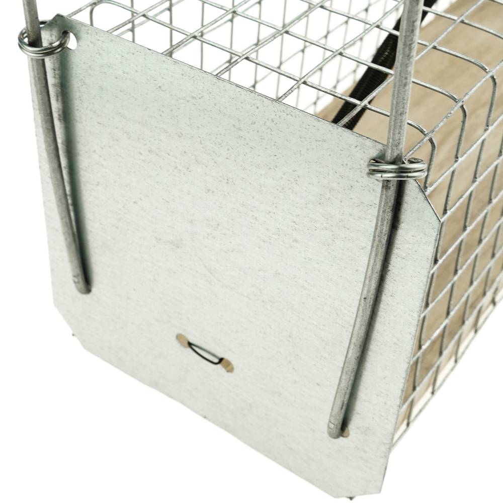 Armadilha para ratos camundongos roedores gaiola de metal 94 x 240 x 90 mm