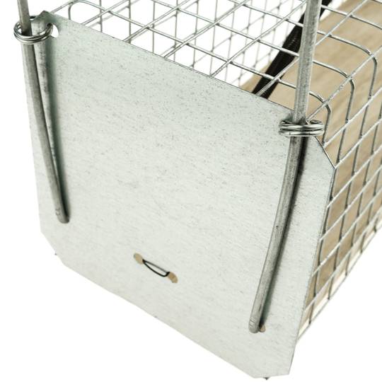 Armadilha para ratos camundongos roedores gaiola de metal 94 x 240 x 90 mm