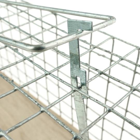 Armadilha para ratos camundongos roedores gaiola de metal 94 x 240 x 90 mm