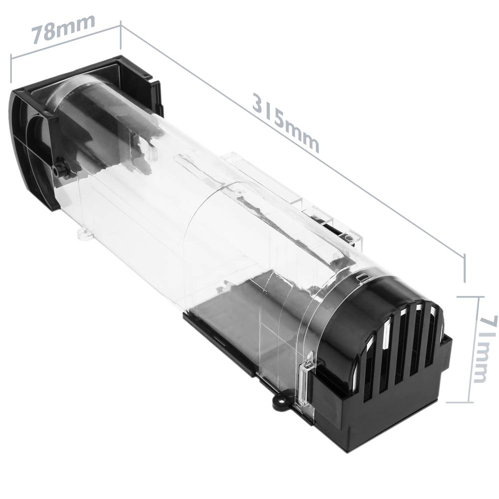 Pułapka na szczury myszy gryzonie plastikowy koszyk 78 x 315 x 71 mm