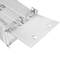 Trappola per ratti topi roditori gabbia metallica 145 x 276 x 110 mm