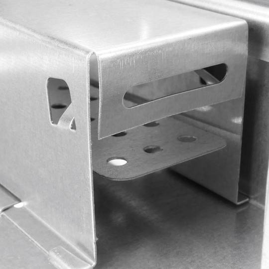 Armadilha para ratos e pequenos roedores caixa de metal 262 x 50 x 160 mm