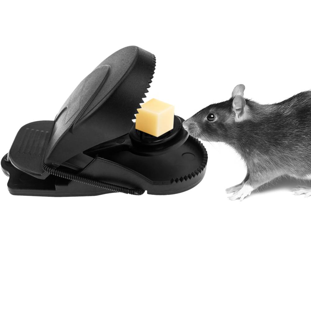 Trampa para ratones y pequeños roedores, pinza de plástico 45 x 96