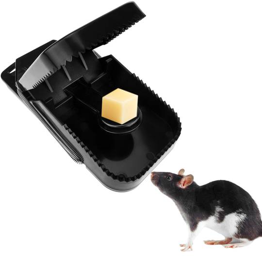 Armadilha para ratos e grandes roedores clipe de plástico 91 x 192 x 85 mm