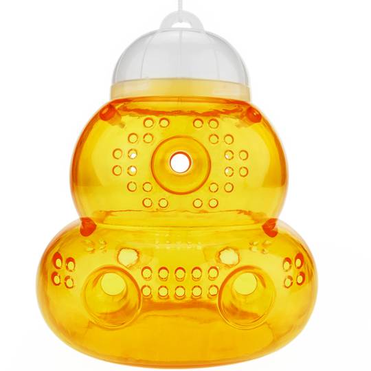 Armadilha para pegar vespas abelhas moscas na forma de uma colmeia