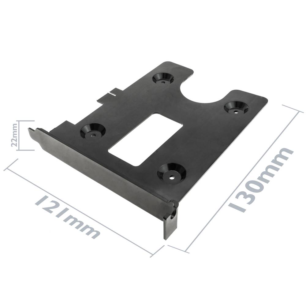 1 x HDD SDD 2,5-inch harde schijf-adapter naar PCI-slot van computerchassis