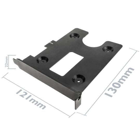 1 x HDD SDD 2,5-inch harde schijf-adapter naar PCI-slot van computerchassis