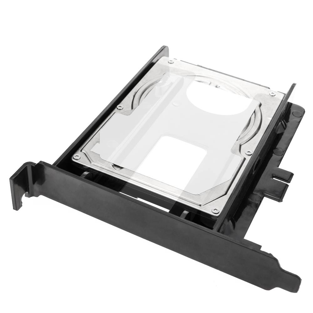 1 x HDD SDD 2,5-inch harde schijf-adapter naar PCI-slot van computerchassis