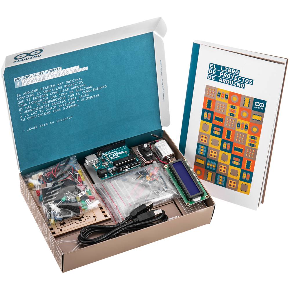 Arduino Starter Kit. Arduino Starter Kit in spagnolo - Cablematic