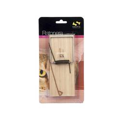 Small wooden mousetrap format table size number 3 of 7.2 x17.5 x 1.2 cm