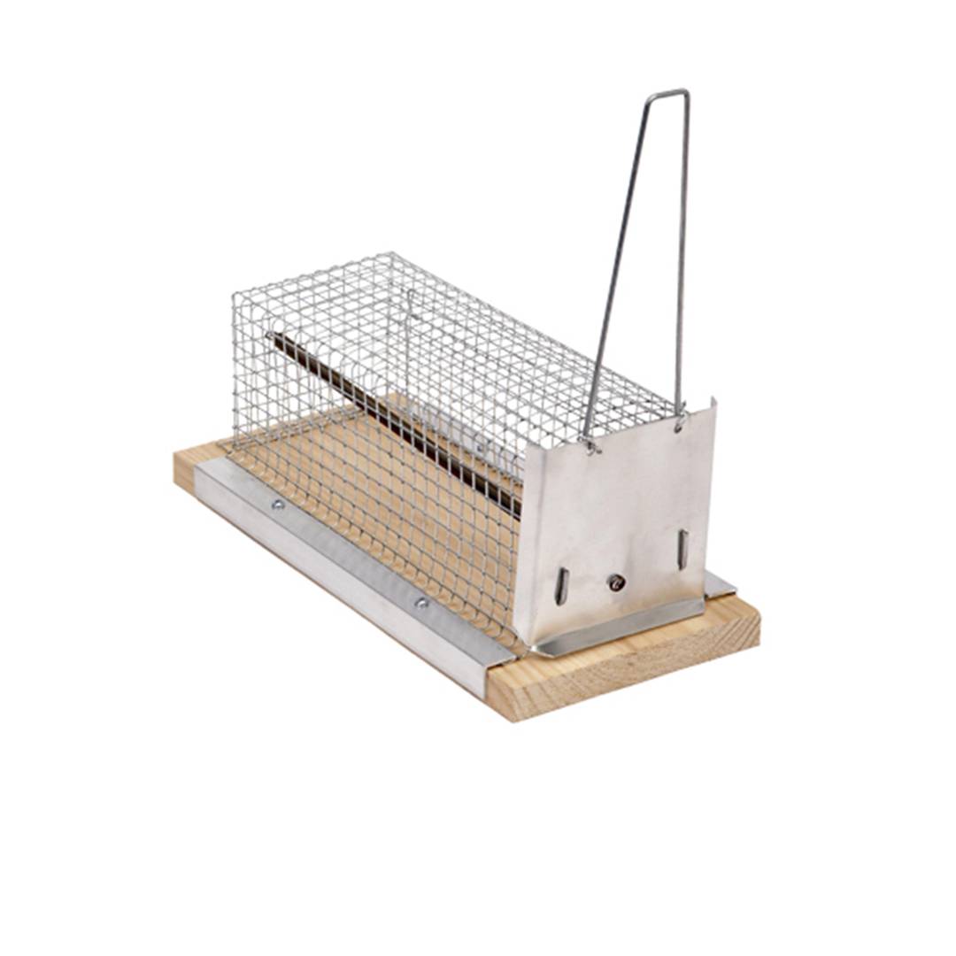 Trappola per ratti, topi, roditori, formato gabbia metallica da 21 cm -  Cablematic