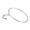 Ring-shaped balcony flower pot holder with a diameter of 22 cm and a zinc-plated finish