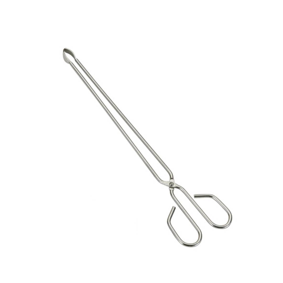 24cm Stainless Steel Chrome BBQ Tongs