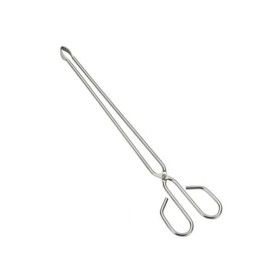 24cm Stainless Steel Chrome BBQ Tongs