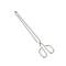 24cm Stainless Steel Chrome BBQ Tongs
