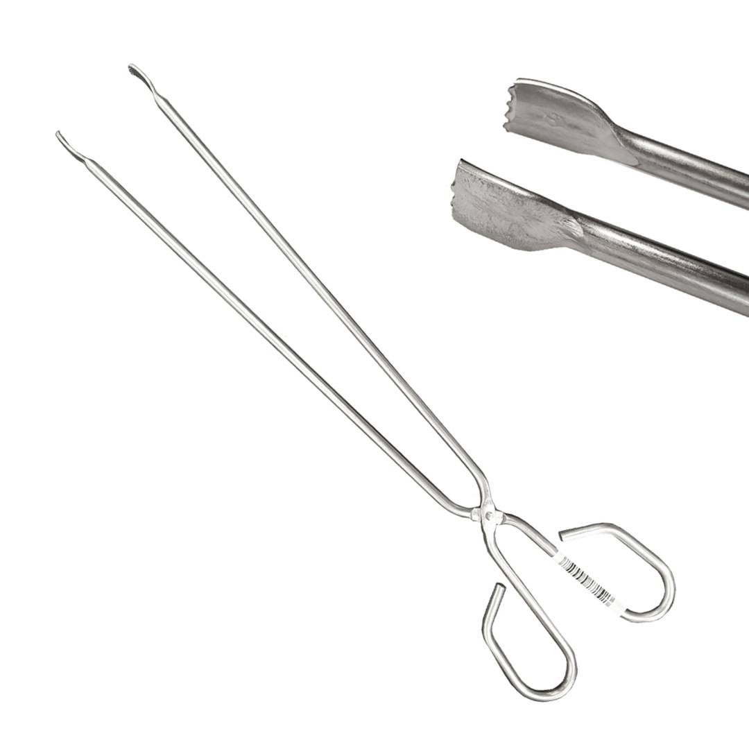 35cm Stainless Steel Galvanized BBQ Tongs