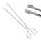 35cm Stainless Steel Galvanized BBQ Tongs
