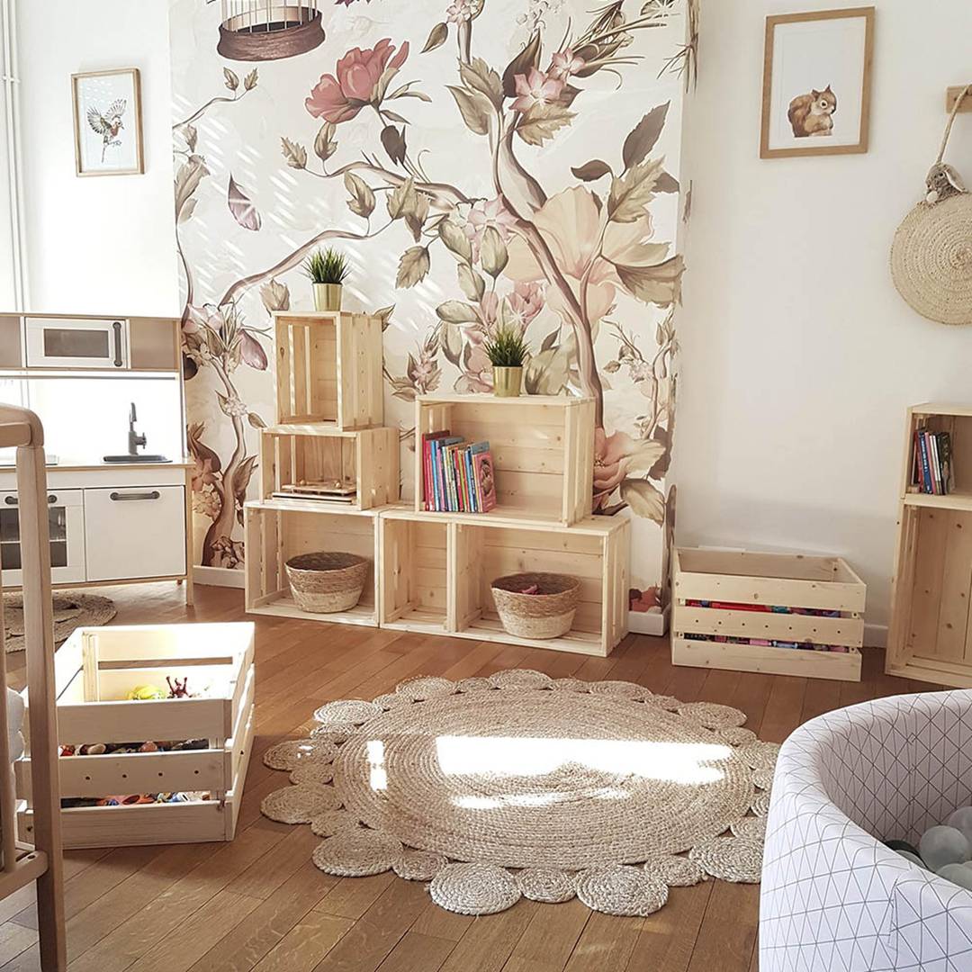 Pack de 3 unitats caixa de fusta de pi massís Astigarraga