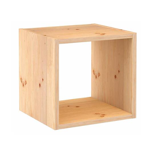 Estantería modular de 1 cubo dinámico de pino macizo 36,2x33x36,2 cm Astigarraga
