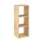 Estante modular com 3 cubos dinâmicos em pinho maciço 107x36,2x34cm Astigarraga