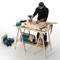 Solid pine easel 1 meter of 73.5 cm x 48 cm x 1 m Astigarraga