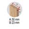 Solid pine easel 1 meter of 73.5 cm x 48 cm x 1 m Astigarraga