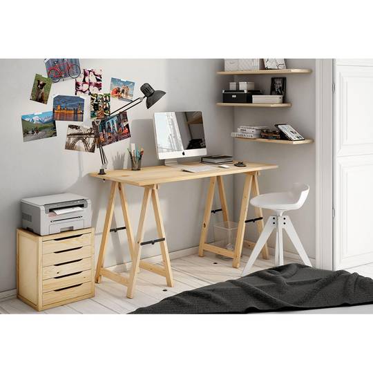 Standard-Staffelei aus Kiefernholz, 77 x 73,5 cm, Astigarraga