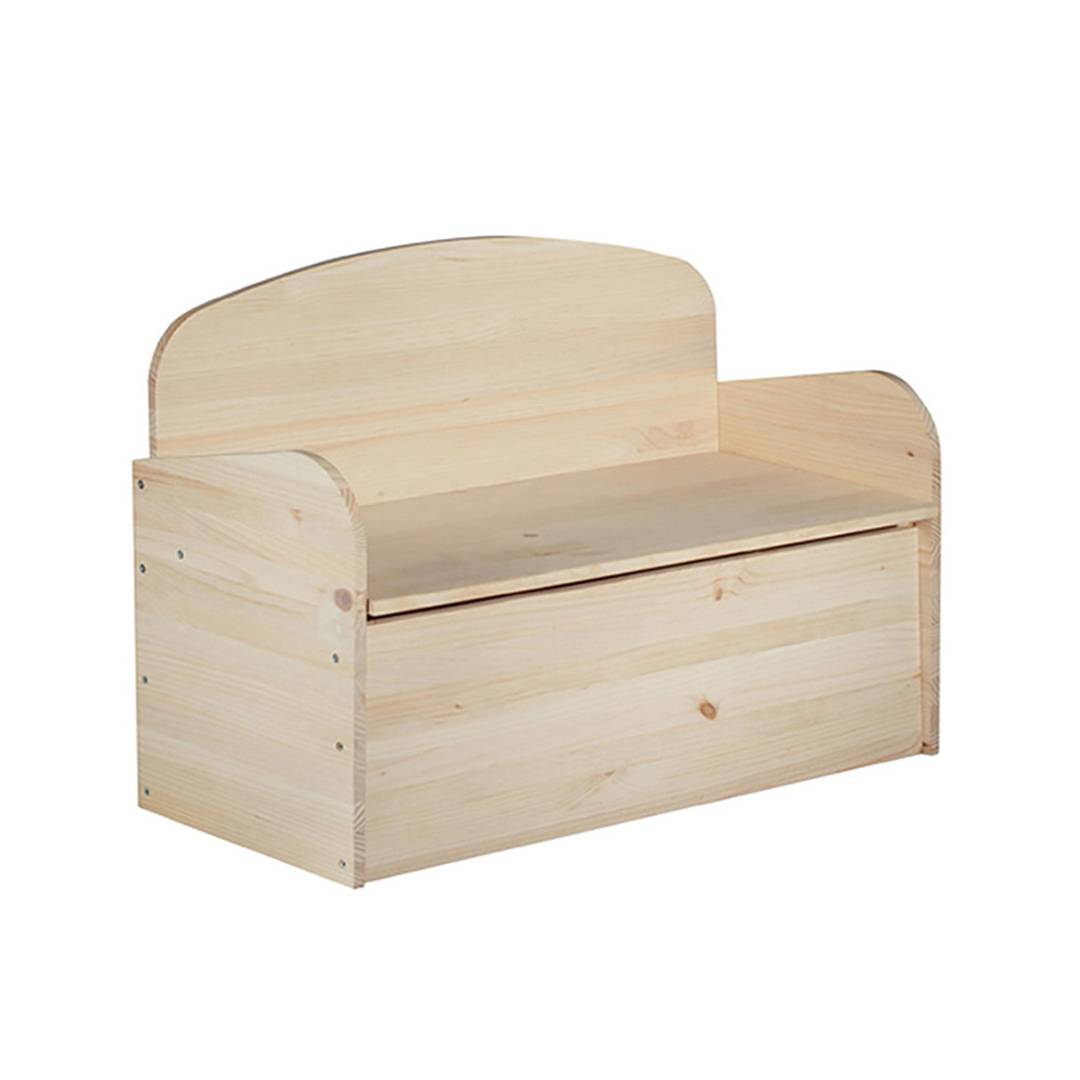 Sistema de estantería modular: Baúl de madera