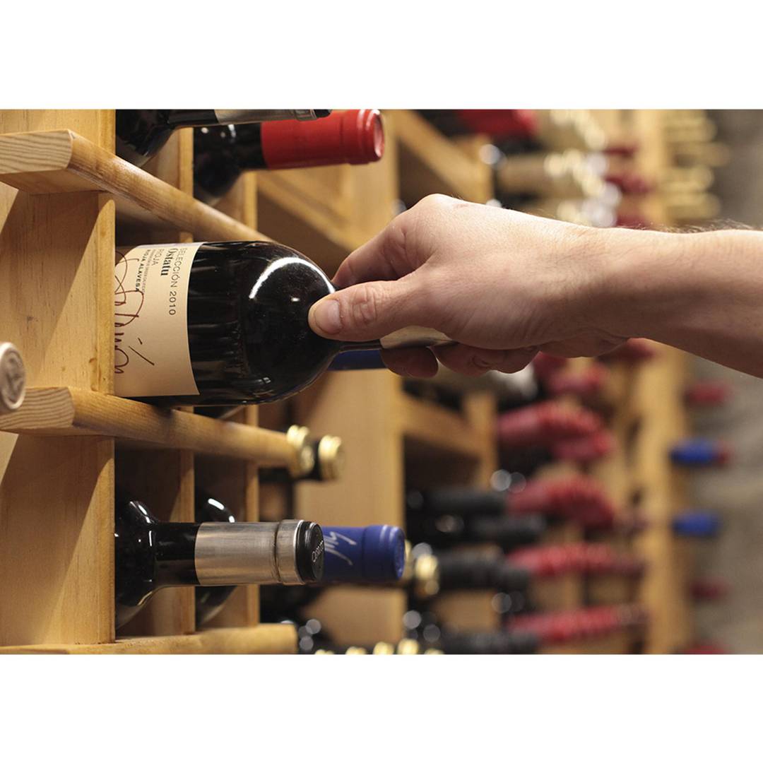 Set de 8 casiers à bouteilles de vin modernes – Support à bouteilles  empilable pour