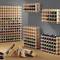 Rioja bottle rack for 9 bottles of solid pine wood 43x22x32.5cm Astigarraga