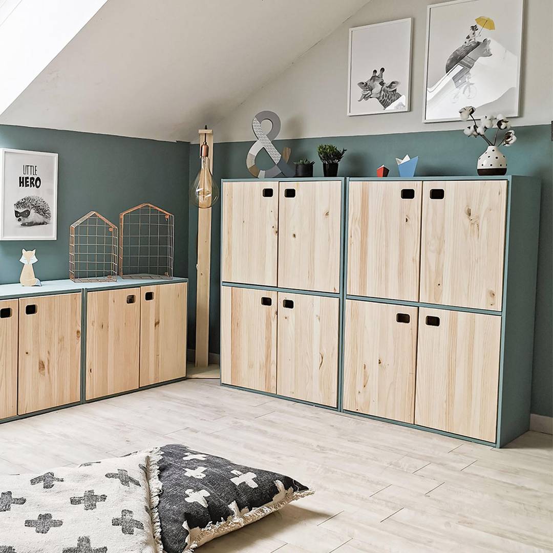 Cómoda doble de 6 cajones, cómoda negra para dormitorio, cómoda ancha y  moderna, organizador de armario de madera con cajón profundo, armario de
