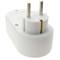 Schuko 16A plug with 2 x USB A female charger