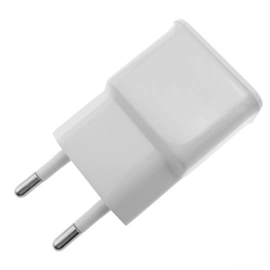 Fuente de alimentación 220VAC a USB A hembra 5VDC 1A 2 puertos