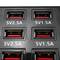 Steckdosenleiste USB A Buchse 5VDC 12A mit 12 USB-Ports