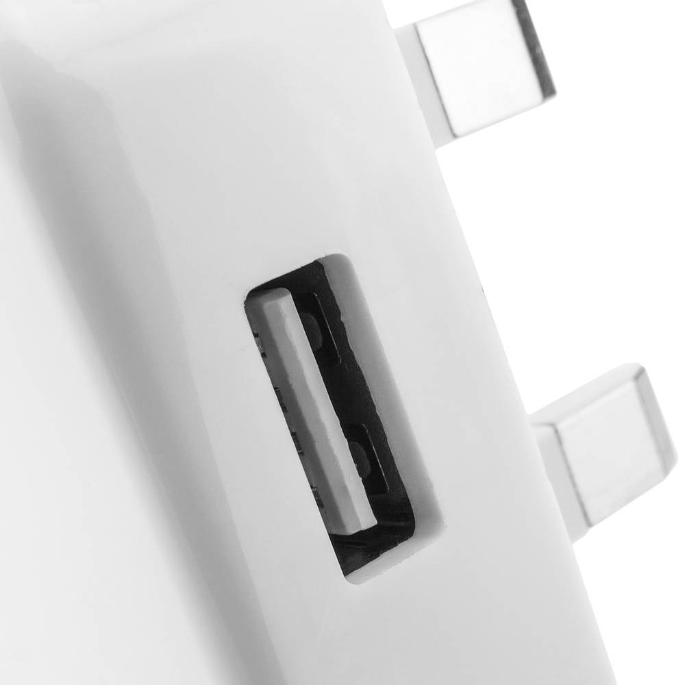 Voeding UK 220VAC naar USB A vrouwelijk 5VDC 1A