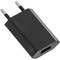 Alimentatore USB da 220 V CA a connettore USB A femmina 5 V CC 1 A e 5 W 1 porta Nero
