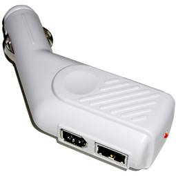 Fuente de alimentación para mechero de coche a USB y FireWire