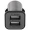 Caricabatteria da auto per accendisigari. Alimentazione 12/24 VDC con 2 porte USB tipo A 3.1A