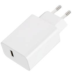 Fuente de alimentación 220VAC a USB tipo A hembra 5VDC 2.1A 10W blanco